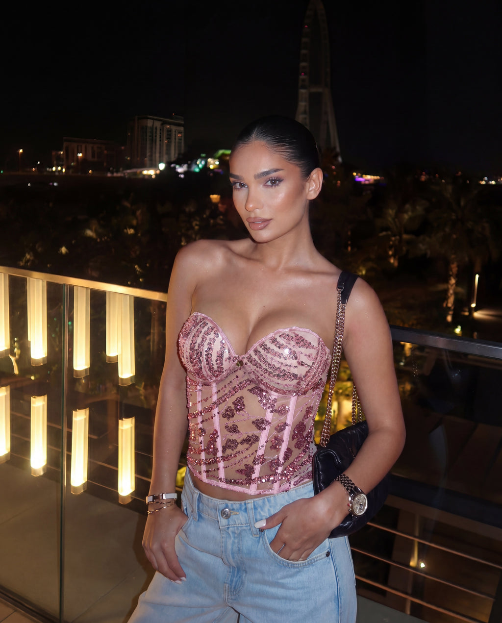 Portofino corset rosado