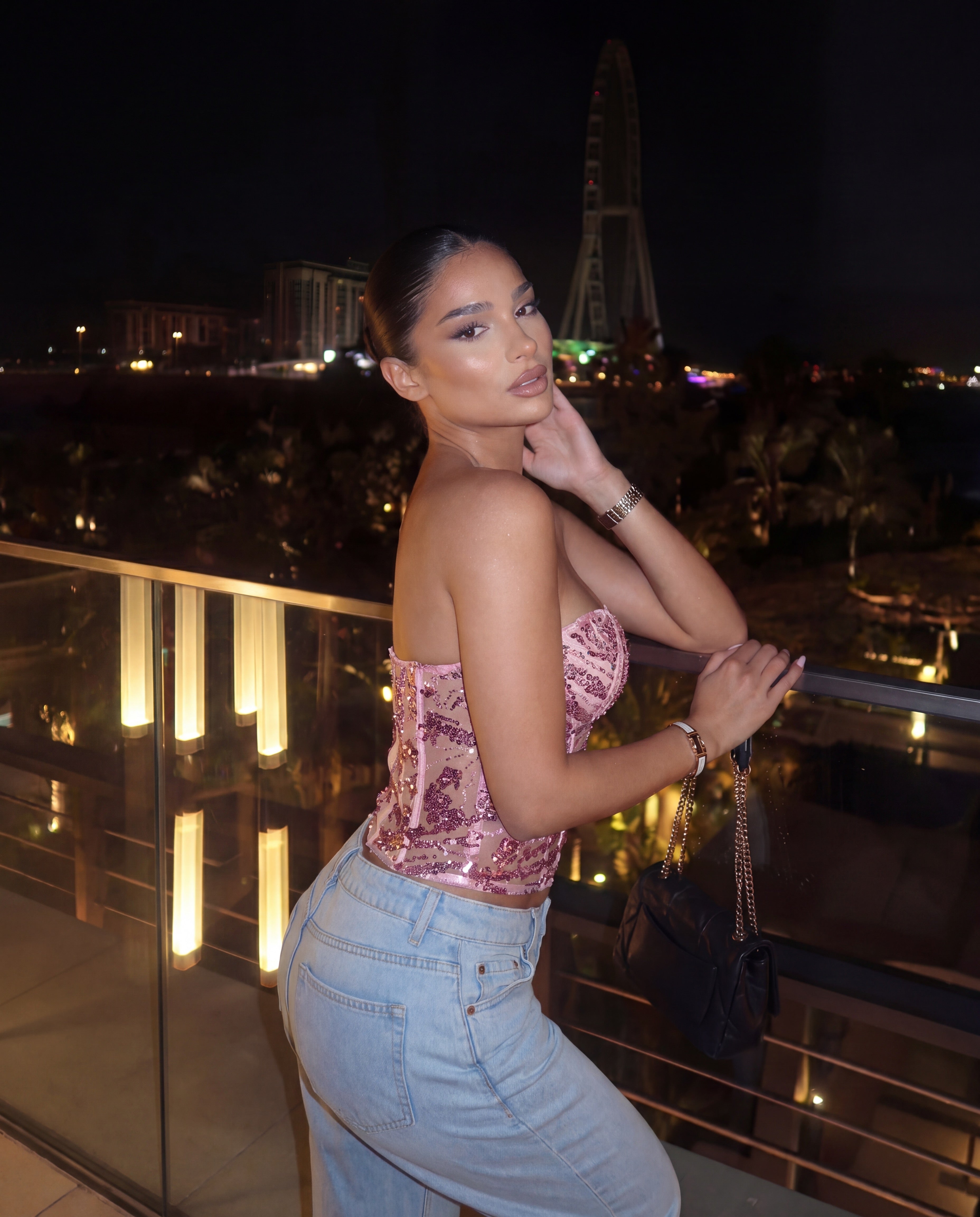 Portofino corset rosado