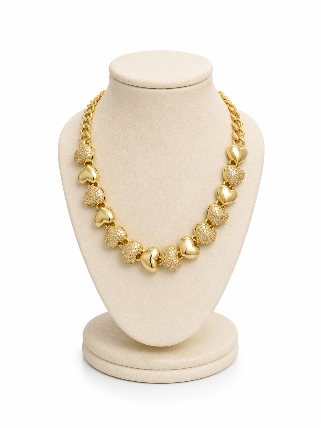 COLLAR GOLDEN HEARTS