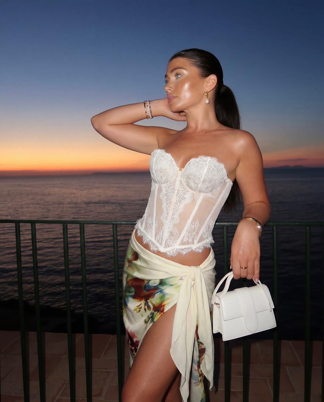Paris Corset Blanco