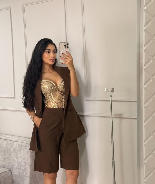 PORTOFINO CORSET DORADO - Imagen 2