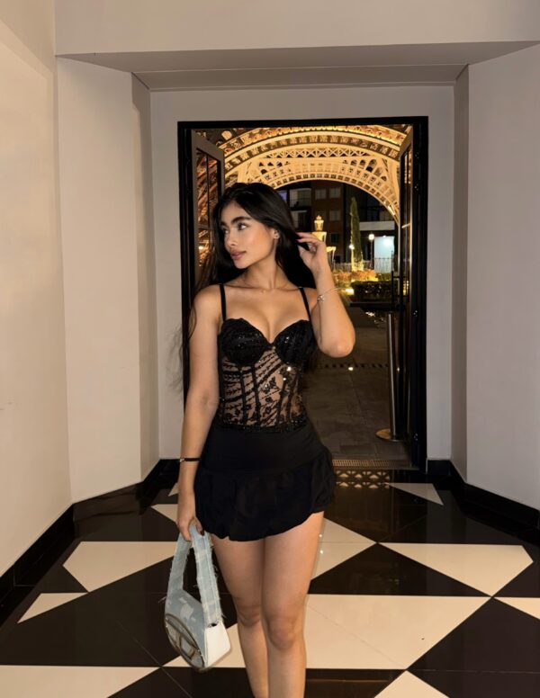 PORTOFINO CORSET NEGRO