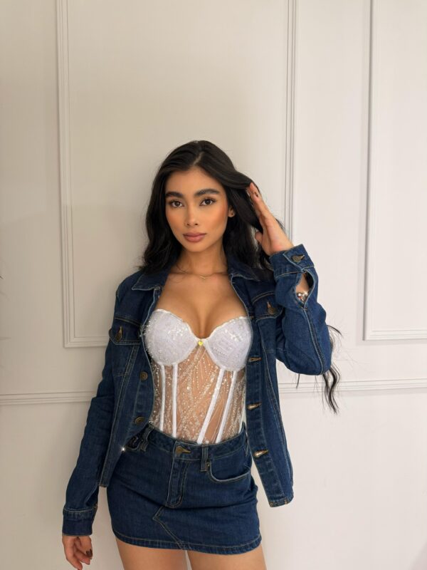 PORTOFINO CORSET BLANCO - Imagen 2