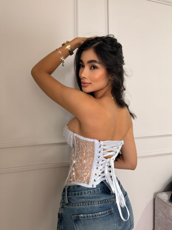 PORTOFINO CORSET BLANCO - Imagen 3